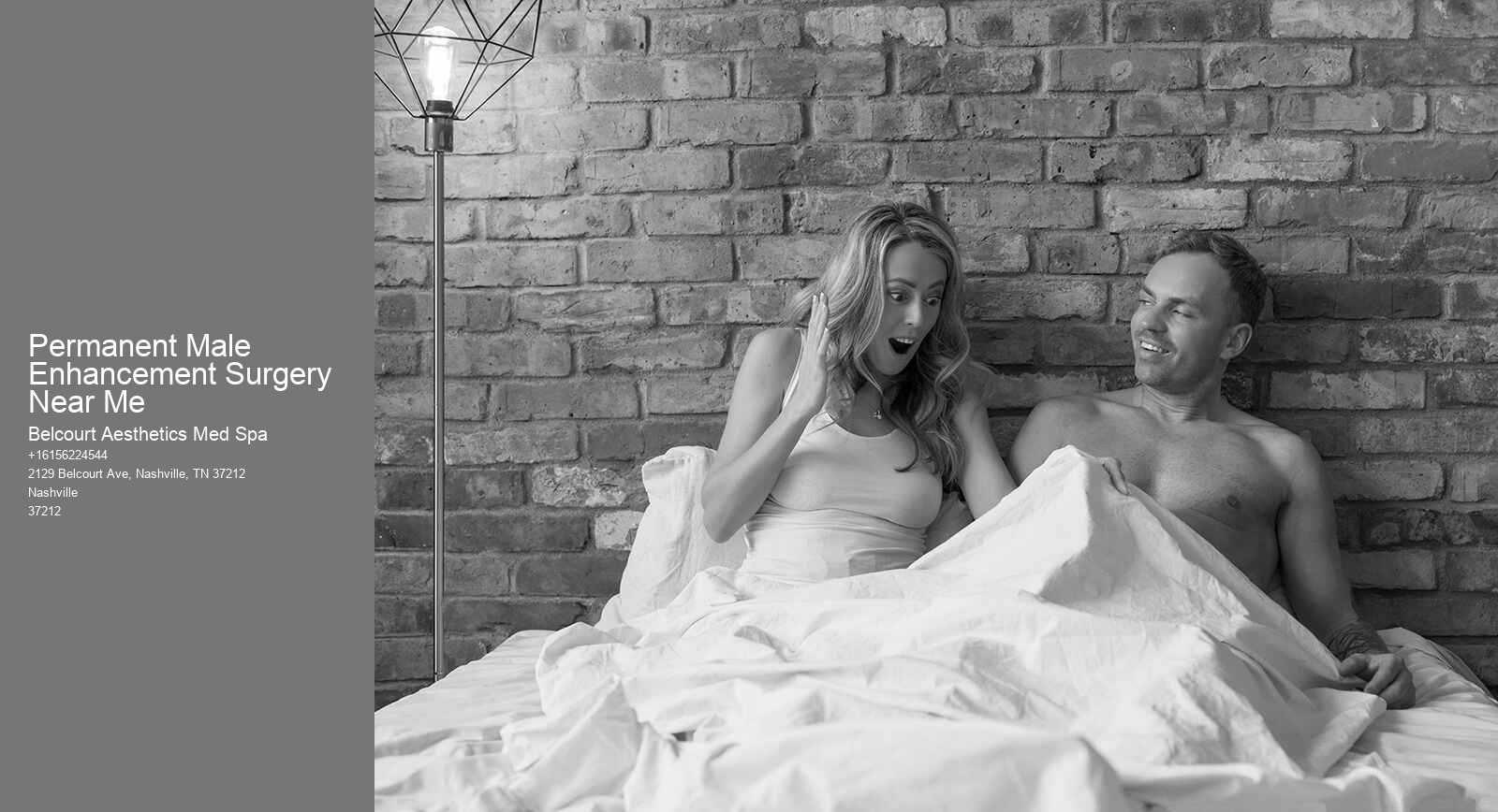 Permanent Male Enhancement Surgery Near Me